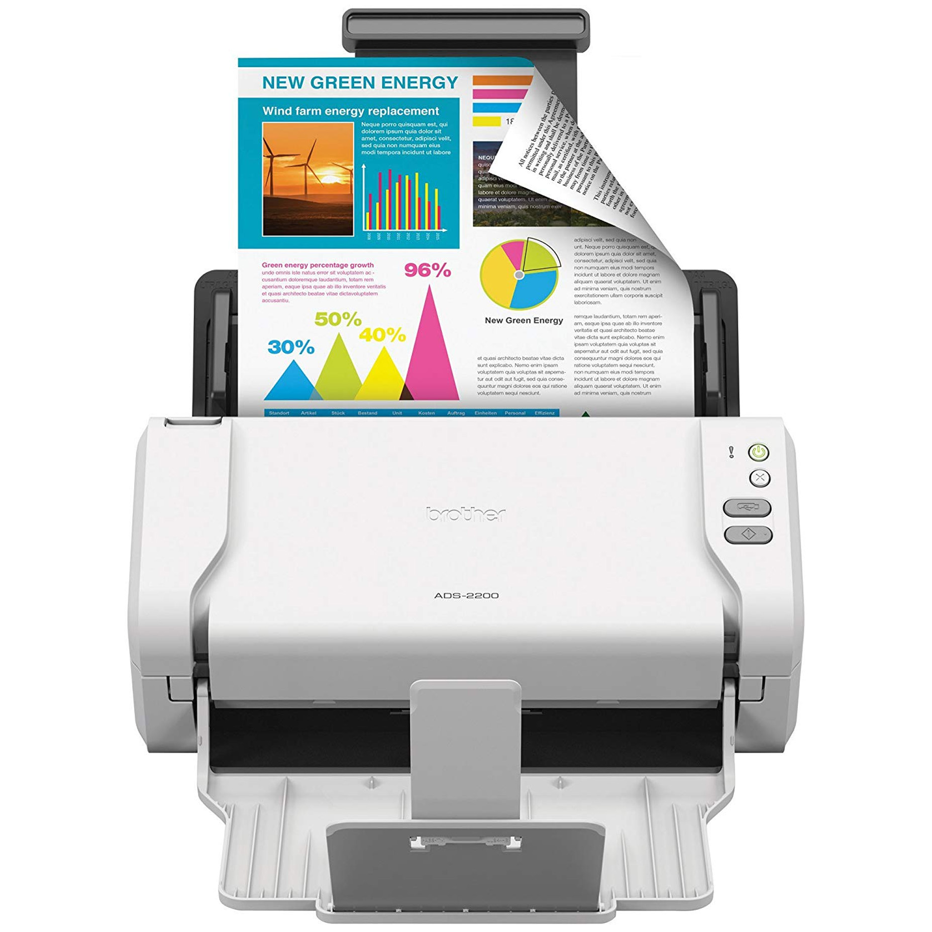 Harga Jual Brother ADS2200 35ppm 2sided Document Scanner A4